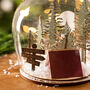Distance To North Pole Camping Christmas Globe, thumbnail 2 of 2