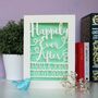 Personalised Papercut Happily Ever After Card, thumbnail 8 of 10