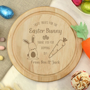 Easter Gift For Children Personalised Easter Bunny Treat Board, 7 of 7