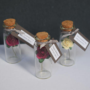 Miniature Personalised Paper Tea Rose Gift, 11 of 12