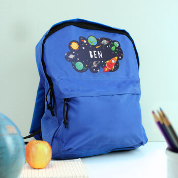 Personalised Space Backpack For Kids, 2 of 5