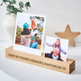 Personalised Father's Day Wooden Desk Tidy / Photo Holder, thumbnail 1 of 5