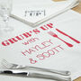 Personalised Family Table Cloth And Napkin Linen Set, thumbnail 2 of 6