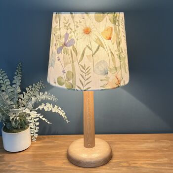 Alda Blue Spring Flowers Floral Empire Lampshade, 3 of 10
