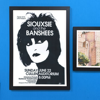 Personalised Siouxsie And The Banshees Concert Poster, 2 of 8