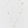 Cobweb And Pearl Silver Necklace, thumbnail 4 of 7