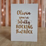 'Totally Rocking That Rock' Engagement Card, thumbnail 1 of 10