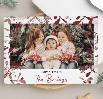 Personalised Photo Pack Of 10 Christmas Cards, 5 of 5