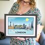 London Skyline Travel Print, thumbnail 3 of 6