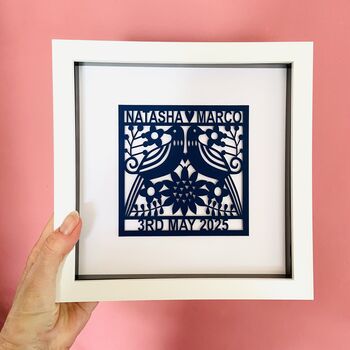 Personalised Wedding Paper Cut, 10 of 12