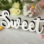 Wooden Sweet Bar Sign For Weddings And Parties, thumbnail 2 of 3