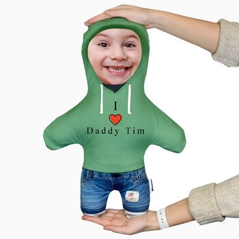 I Love Keyring Hoodie Choose Your Colour Personalised Mini Me® Doll, 5 of 9