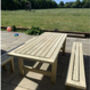 Garden Table And Benches Set, thumbnail 9 of 11