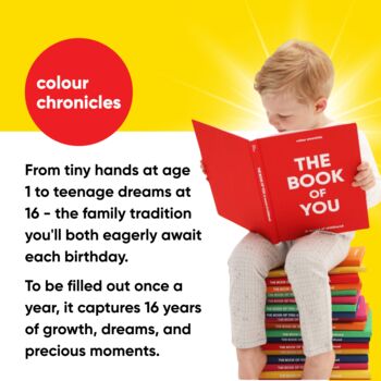 Baby's 1st Christmas Gift Childhood Memory Journal Yellow, 4 of 9