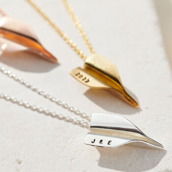 Personalised Paper Plane Necklace, 6 of 11