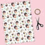 Hoff And Puppies Gift Wrap, thumbnail 1 of 2