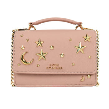 Nova Star Studded Handbag Vegan Leather, 4 of 12