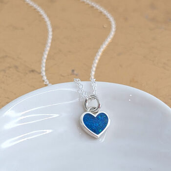 Memorial Ashes Dainty Heart Charm, 2 of 8