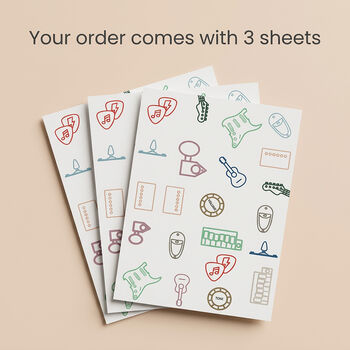 Humbucker Havoc Wrapping Paper, 2 of 4