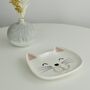 Cat Ceramic Jewellery Dish Personalised, thumbnail 6 of 6