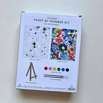 Paint By Numbers Kit All The Flowers, 5 of 5