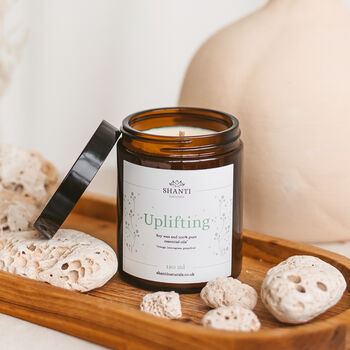 Botanical Candle Birthday Gift For Her Aromatherapy Housewarming Gift Scented With Essential Oils, 9 of 11