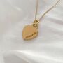 Yellow Gold ‘Mama’ Mini Heart Necklace, thumbnail 1 of 6