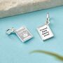 Personalised Travel Passport Silver Charm, thumbnail 1 of 9
