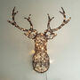 Light Up Rattan Stag Head, thumbnail 1 of 3