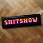 'Shitshow' Circus Style Rude Funny Framed Print, thumbnail 5 of 8