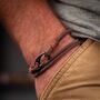 Men's Suede Leather Double Wrap Bracelet, thumbnail 1 of 10