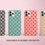 Smiley Checkered Phone Case, thumbnail 2 of 7