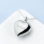 Personalised Sterling Silver Heart Necklace, thumbnail 1 of 10