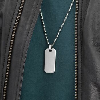 Personalised Men's Dog Tag Necklace, 4 of 9