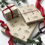 Personalised Christmas Spotify Playlist Wrapping Paper, thumbnail 1 of 6