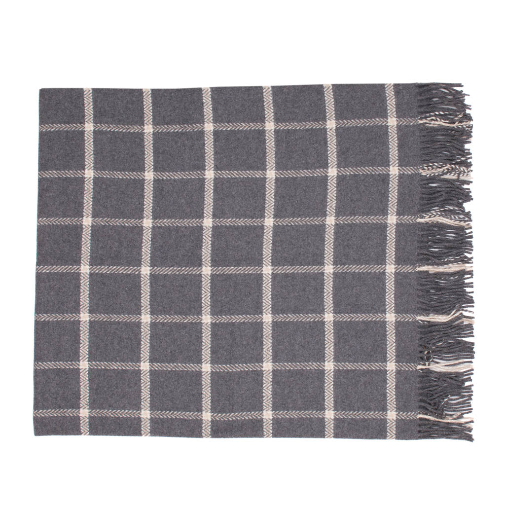check design wool and cashmere blanket by the fine cotton company ...
