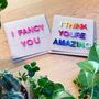 I Fancy You Mini Garland Card And Decoration, thumbnail 2 of 3
