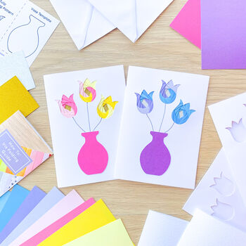 Card Making Kit Tulip | Iris Folding, 5 of 5