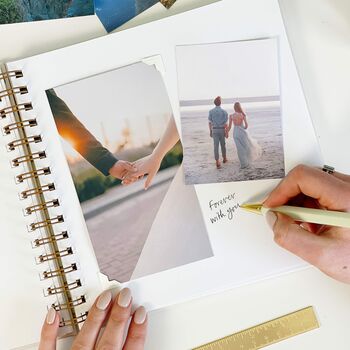 Personalised Couples Scrapbook, The Story Of Us, 6 of 10