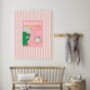 Babar The Elephant Pink Ballet Art Print, thumbnail 4 of 4