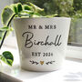 Personalised Anniversary Plant Pot For Couple, thumbnail 1 of 4