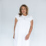 Women's Personalised White Cotton Rosebud Nightdress, thumbnail 3 of 7