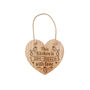 Oak Hanging Heart 'This Kitchen Is Jam Packed…' | Wall Sign | Perfect Gift | Home Decor, thumbnail 2 of 2