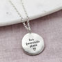 Personalised Sterling Silver Coordinates Necklace, thumbnail 2 of 3