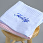 Personalised Blue Cellular Blanket, thumbnail 3 of 8