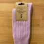 Ladies Cashmere Blend Socks Lilac, thumbnail 1 of 4