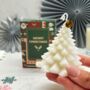 Black Glitter Purse, Festive Socks And Chocolate Christmas Gift For Her With Optional Christmas Tree Candle, thumbnail 9 of 9