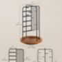 Rotating Jewellery Stand Four Section Organiser, thumbnail 3 of 7
