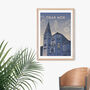 Oran Mor Glasgow Travel Poster Art Print, thumbnail 4 of 8