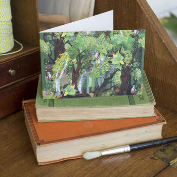 Woodpecker Forest Notecard, 3 of 10